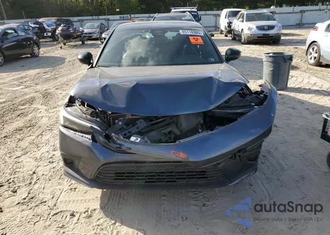 2022 Honda Civic Sport из США, поврежденный, VIN 2HGFE2F59NH587538